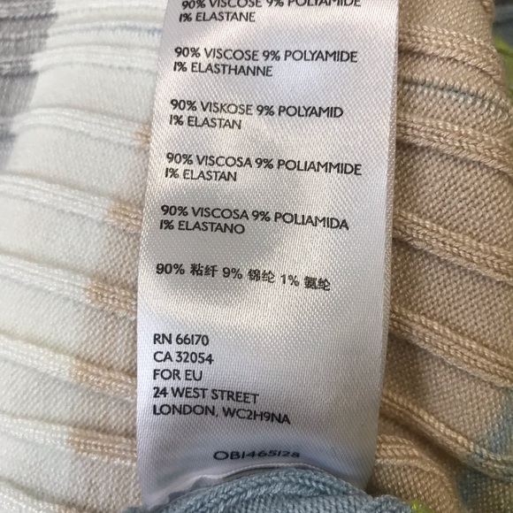 Anthropologie Green Daily Practice Striped Rib Knit Low Racerback Midi Dress - Picture 7 of 7